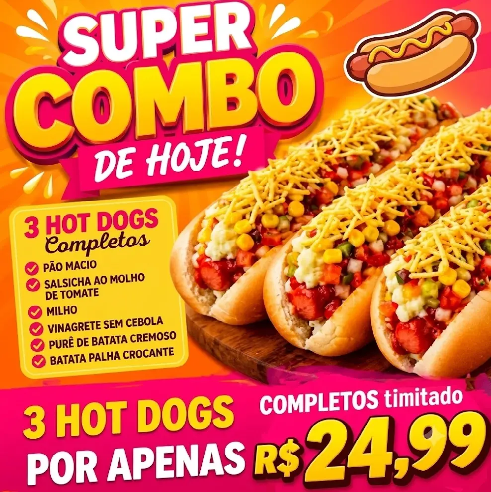 Promoção 3 Dogão